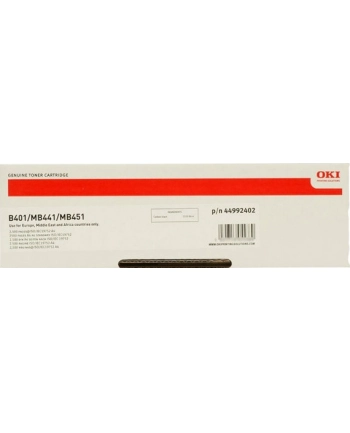 Toner OKI 44992402 (oryginał ; 2 500 stron; czarny) nr 1