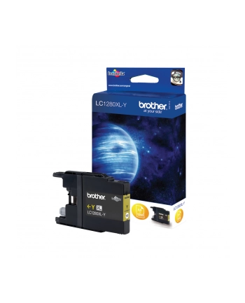 Tusz Brother LC1280XLY (oryginał LC-1280XLY; 15 ml; żółty) nr 1