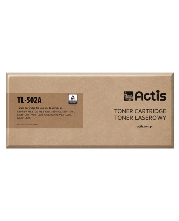 Toner ACTIS TL-502A (zamiennik Lexmark 50F2H00; Supreme; 5 000 stron; czarny) nr 1