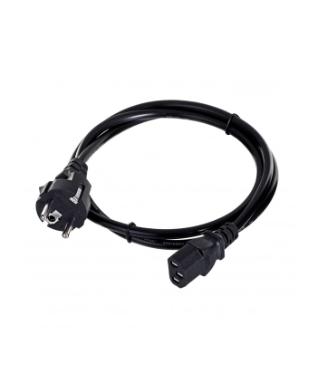 Kabel SAVIO CL-89 (IEC C13 - Schuko M; 1 2m; kolor czarny) nr 1