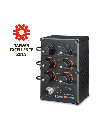Switch Planet IGS-604HPT-RJ ( L3 IP67 4xPoE  2xGeth PoE ) nr 1
