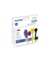 Zestaw tuszy Brother LC970VALBP (oryginał LC-970VALBP zawiera cmybk LC970C LC970M LC970Y LC970BK; 3 x 6.1 ml  1 x 13.7 ml; czarny  czerwony  niebieski  żółty) - nr 5