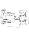 Uchwyt   ścienny    do telewizora  Maclean  MC-742 (Obrotowy  Uchylny; 13  - 42 ; max. 30kg) - nr 21