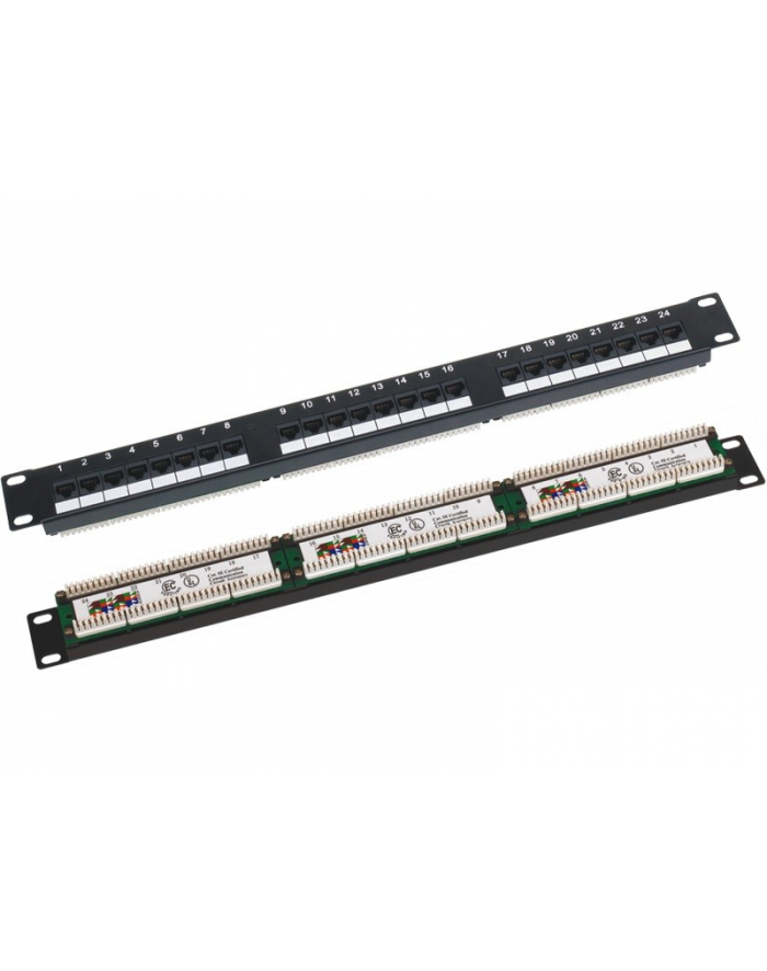 a-lan Patchpanel  1U 19  UTP 24 porty kat 6 LSA -Q-LANTEC główny