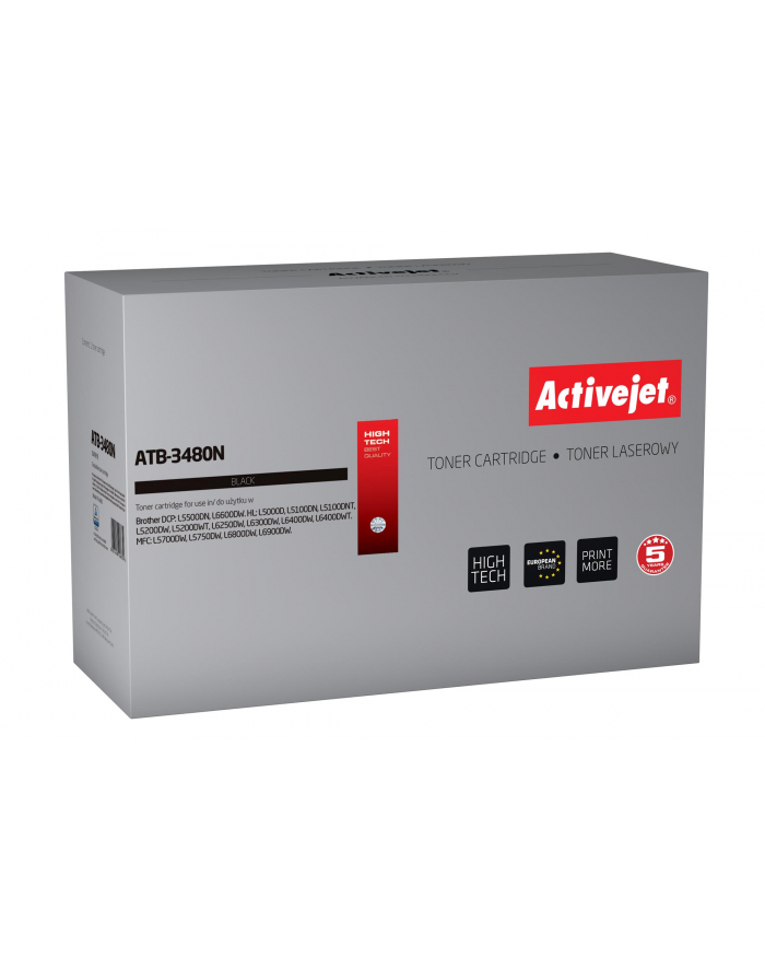 Toner Activejet ATB-3480N (zamiennik Brother TN-3480; Supreme; 8 000 stron; czarny) główny