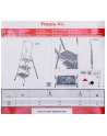Schodki składane aluminium 2 stop.TOPPY XL KRAUSE - nr 9