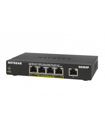 Switch NETGEAR GS305P-100PES (5x 10/100/1000Mbps)