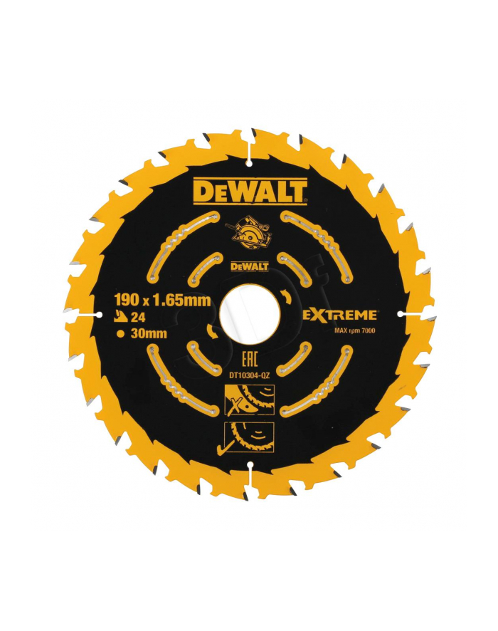 Tarcza pilarska do pilarek przenośnych DeWalt DT10304-QZ (190 mm) główny