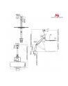 MACLEAN UCHWYT BIURKOWY DO MONITORA ORAZ KLAWIATURY MC-728 13-32  8KG MAX VESA 100X100 - nr 2