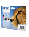 Zestaw tuszy Epson C13T07154012 (oryginał ; 1 x 7 4 ml  3 x 5 5 ml; czarny  czerwony  niebieski  żółty) - nr 5