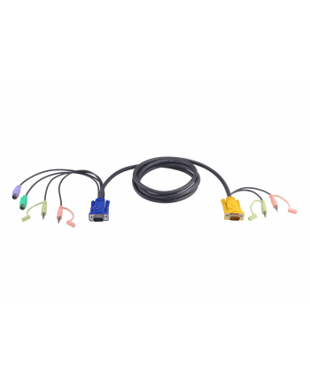 ATEN 2L-5303P Kabel HD15 - SVGA + myszPS + klawPS +  Audio 3.0m