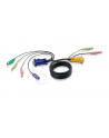 ATEN 2L-5305P Kabel HD15 - SVGA + myszPS + klawPS +  Audio 5.0m - nr 1