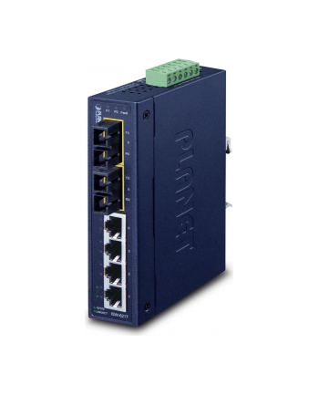 PLANET ISW-621TS15 SWITCH PRZEM. 4 -PORT+2-PORT15KM