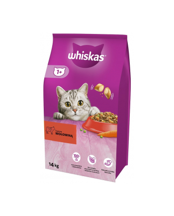 Karma Wołowina z marchewką  WHISKAS 14kg