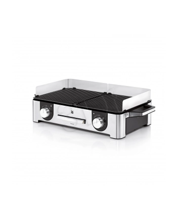 Grill elektryczny WMF Lono Master Grill ( Osłona przeciwbryzgowa Osłona przeciwwiatrowa ; stołowy-otwarty ; 2400W ; srebrny ) nr 1