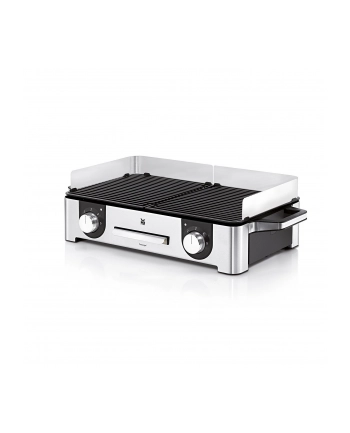Grill elektryczny WMF Lono Master Grill ( Osłona przeciwbryzgowa Osłona przeciwwiatrowa ; stołowy-otwarty ; 2400W ; srebrny ) nr 2