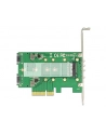 DELOCK PCI-E -> M.2 KEY B + 1X M.2 KEY M + 2XSATA 6 GB/S LOW PROFILE - nr 5