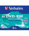 DVD-RW Verbatim 43285 (4 7GB; 4x; 5szt.; Jewel Case) - nr 12
