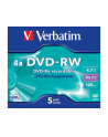 DVD-RW Verbatim 43285 (4 7GB; 4x; 5szt.; Jewel Case) - nr 1