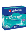 DVD-RW Verbatim 43285 (4 7GB; 4x; 5szt.; Jewel Case) - nr 23