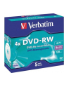 DVD-RW Verbatim 43285 (4 7GB; 4x; 5szt.; Jewel Case) - nr 28