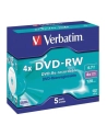DVD-RW Verbatim 43285 (4 7GB; 4x; 5szt.; Jewel Case) - nr 15