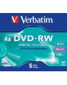 DVD-RW Verbatim 43285 (4 7GB; 4x; 5szt.; Jewel Case) - nr 1