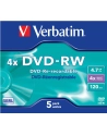 DVD-RW Verbatim 43285 (4 7GB; 4x; 5szt.; Jewel Case) - nr 23