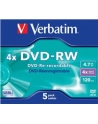 DVD-RW Verbatim 43285 (4 7GB; 4x; 5szt.; Jewel Case) - nr 9