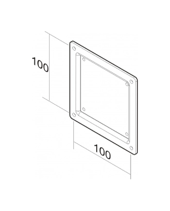 Płytki NEWSTAR FPMA-VESA100 (10  - 30 ; do 1 ekranu; biurkowy  Obrotowy  Stały  sufitowy  ścienne  Uchylny  Wieszak) nr 1