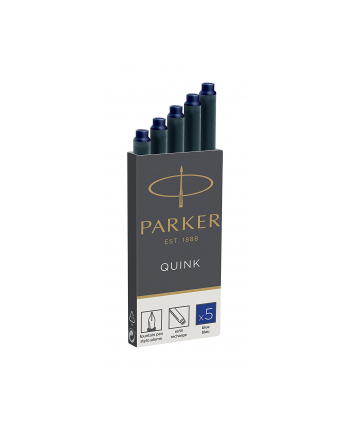 Parker-Naboje z atramentem QUINK-czarny 5 szt