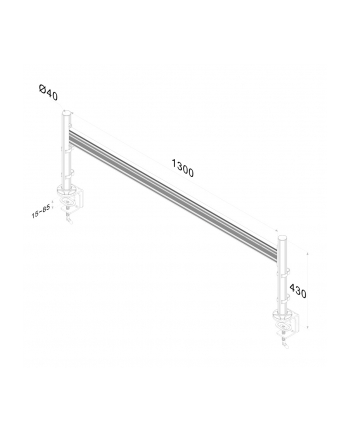 Listwa NEWSTAR FPMA-DTB100