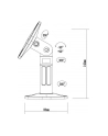 Uchwyt ścienno-sufitowy do głośnika NEWSTAR SPEAKER-W100BLACK (kolor czarny) - nr 25
