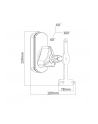 Uchwyt ścienne do głośnika Sonos Play 1 i 3 NEWSTAR NM-WS130WHITE (kolor biały) - nr 5