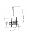 Uchwyt ART  AR-21L (sufitowy; 32  - 60 ; Max. 45kg) - nr 4