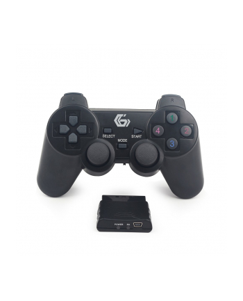 Gamepad GEMBIRD JPD-WDV-01 (PC  PS2  PS3; kolor czarny)