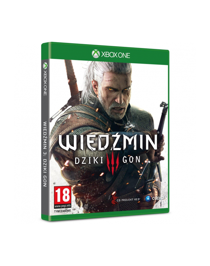 cd projekt red Gra Xbox One WIEDŹMIN 3 DZIKI GON GOTY PL DUBBING główny