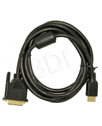 Kabel Akyga AK-AV AK-AV-11 (DVI-D M - HDMI M; 1 8m; kolor czarny)