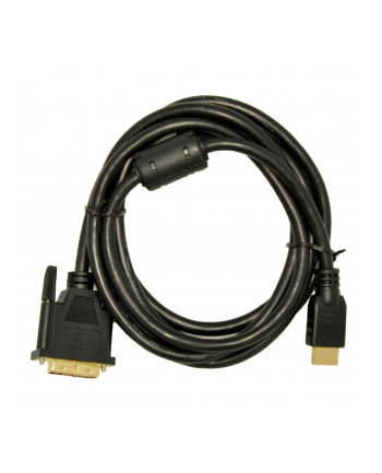 Kabel Akyga AK-AV AK-AV-11 (DVI-D M - HDMI M; 1 8m; kolor czarny)