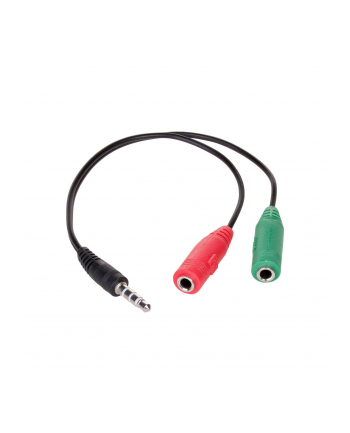 Audio/Video Splitter Akyga AK-AV-08 (Mini Jack M - 2x Mini Jack F; 0 15m; kolor czarny)