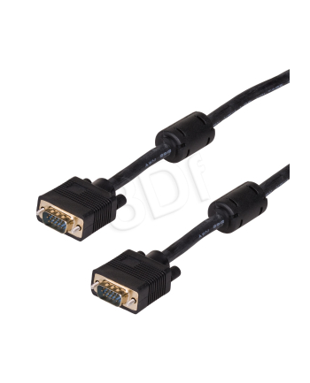 Kabel Akyga AK-AV-09 (D-Sub (VGA) M - D-Sub (VGA) M; 15m; kolor czarny)