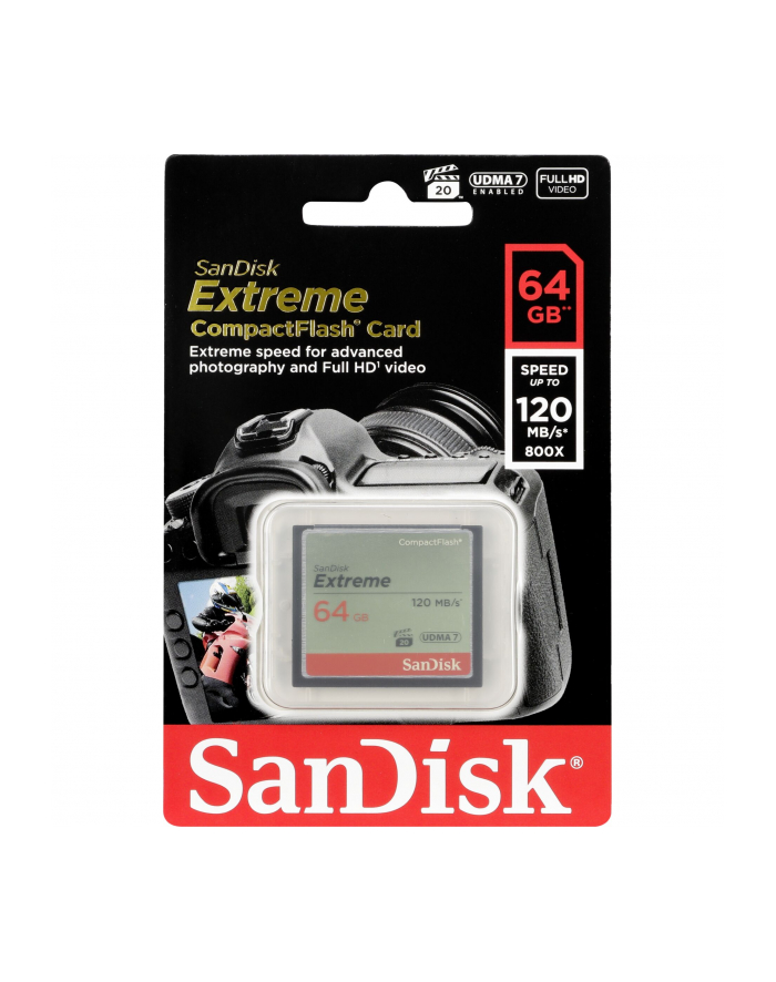 SANDISK EXTREME CF SDXC 64GB UHS-I U2 główny