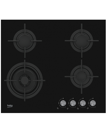 Płyty gazowa Beko HILW64222S (4 pola grzejne; kolor czarny)