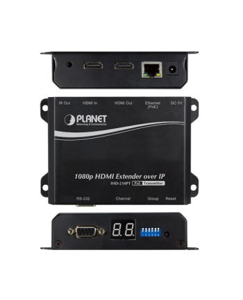 PLANET TRANSMITER IHD-210PT EXTENDER OVER IP (1-PORT POE 100BASE-TX)