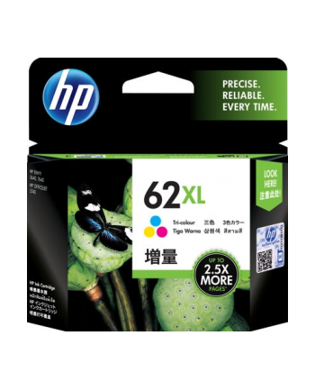 hewlett-packard Tusz HP C2P07AE (oryginał HP62XL HP 62XL; 11.5 ml; kolor)