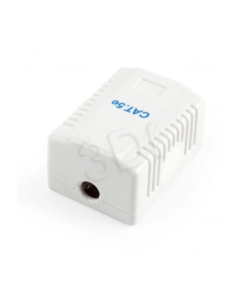 Gniazdo GEMBIRD NCAC-1U5E-01 (RJ-45; kat. 5e; UTP; kolor biały) nr 1