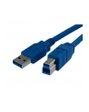 Kabel Akyga AK-USB-09 (USB 3.0 M - USB 3.0 Typu B M; 1 8m; kolor niebieski) - nr 1