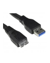 Kabel Akyga AK-USB-13 (USB 3.0 M - Micro USB typu B  USB 3.0 Typu B M; 1 8m; kolor czarny) - nr 2