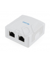 Gniazdo GEMBIRD NCAC-2F5E-01 (RJ-45; kat. 5e; kolor biały) - nr 2