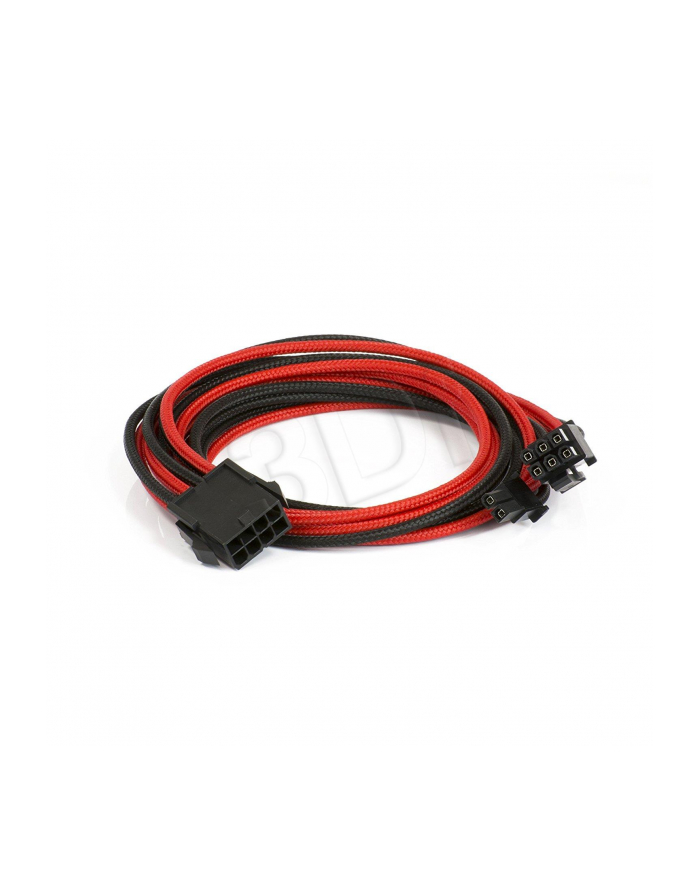 Kabel przedłużający PHANTEKS 6+2-Pin PCIe 50cm CZARNY/CZERWONY główny